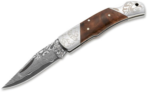 Böker Pocket knife Damascus Duke Main image Böker Pocket knife Damascus Duke - Pocket Knife - Main image