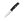 Pro fixed blade knife, black