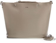 VIF Pattaya Leather Handbag Beige - Handbag