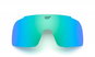 Lens Visor VIF Replacement UV400 lens Green for VIF One glasses - Zorník na brýle