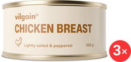Vilgain Chicken Breasts with salt and pepper 3 x 100 g - Konzerva
