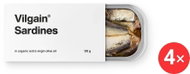 Vilgain Sardines in BIO extra virgin olive oil 4 x 90 g - Can