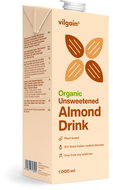 Vilgain Organic Almond Drink 1000 ml - Plant-based Drink