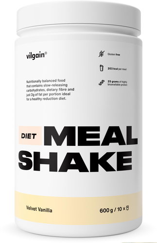 Vilgain Diet Meal Shake 600 g creamy vanilla - Non-Perishable Nutritious Complete Food - Main image