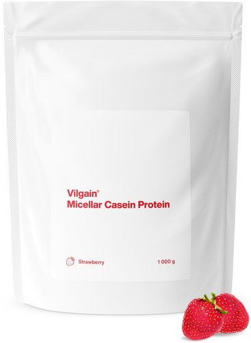 Vilgain Micellar Casein Protein 1000 g strawberry - Protein - Main image