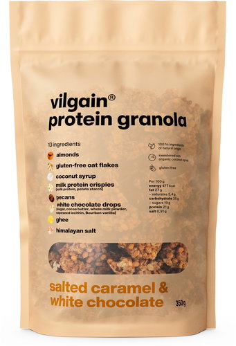 Vilgain Protein Granola salted caramel with white chocolate 350 g - Granola - Main image