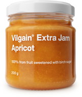 Vilgain Extra apricot jam with birch sugar 200 g - Jam