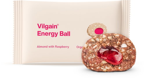 Vilgain Energy Ball BIO almonds with raspberry jam 30 g - Raw Bar - Main image