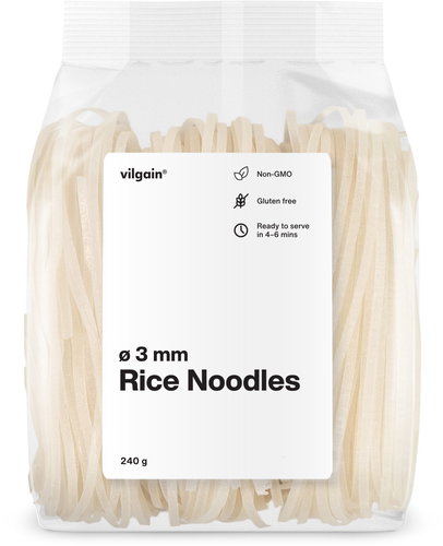 Vilgain Rice noodles diameter 3 mm 240 g - Supplement - Main image
