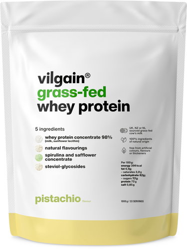 Vilgain Grass-Fed Whey Protein 1 000 g pistachios - Protein - Main image