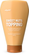 Vilgain Sweet Nuts Topping Peanuts with salted caramel 270 g - Syrup