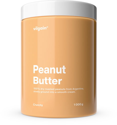 Vilgain Peanut butter crunchy peanuts 1 000 g - Nut Butter - Main image