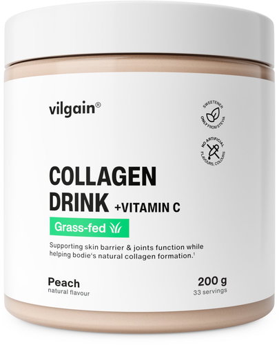 Vilgain Collagen Drink + Vitamin C peach 200 g - Sports Drink - Main image