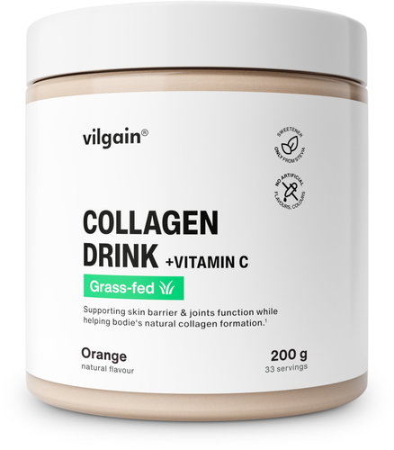 Vilgain Collagen Drink + Vitamin C orange 200 g - Sports Drink - Main image