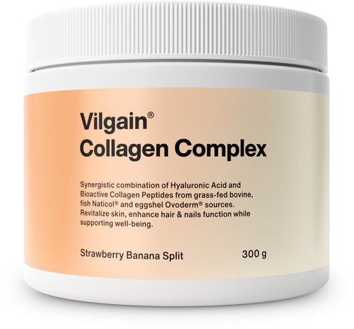 Vilgain Collagen complex strawberry and banana 300 g - Sports Drink - Main image