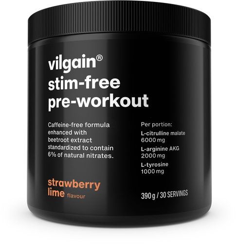 Vilgain Pre-Workout without stimulants 3.0 Strawberry and lime 390 g - Pre-training mixture - Main image