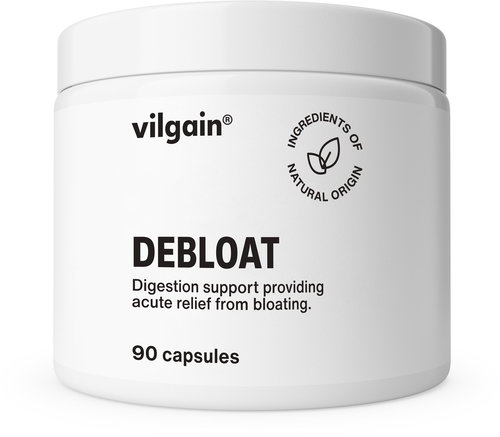 Vilgain Debloat 90 capsules - Digestive Enzymes - Main image