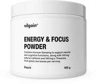 Vilgain Energy & Focus Powder peach 195 g - Energy Drink