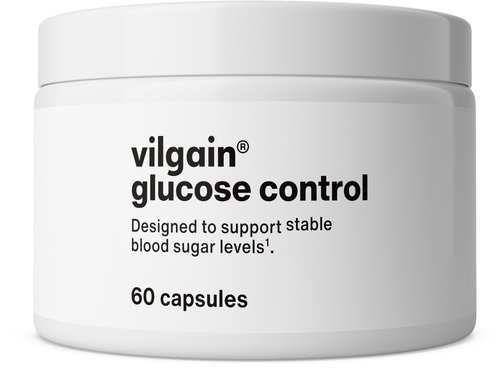 Vilgain Glucose Control 60 capsules - Digestive Enzymes - Main image