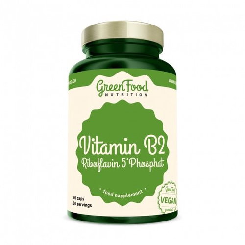 GreenFood Nutrition Vitamin B2 Riboflavin 5'Phosphat 60 capsules - Vitamin B - Main image