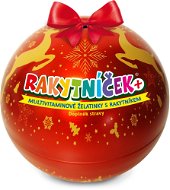 RAKYTNÍČEK+ želatínky 50 ks Vianočná guľa červená - Multivitamín