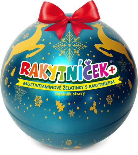 RAKYTNÍČEK + gelatines 50 pcs Christmas ball turquoise - Multivitamin - Main image