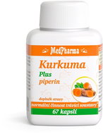 MedPharma Turmeric Plus piperine, 67 capsules - Dietary Supplement