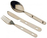 Vango Knife Fork and Spoon Set Silver - Kempingový riad