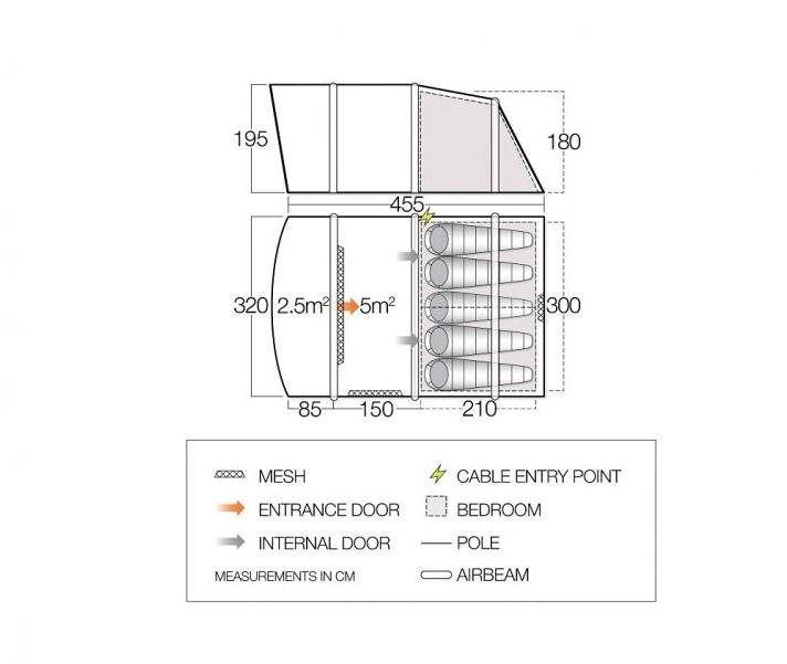 Vango icarus shop air vista 500