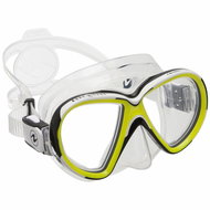 Aqua Lung Reveal X2 transparent silicone, lime - Snorkel Mask