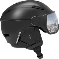 Salomon PIONEER VISOR, Black / Silver, Uni size L (59-62cm) - Ski Helmet