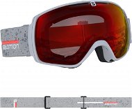 Salomon XT ONE Grey Matt/Univ. Mid Red - Ski Goggles