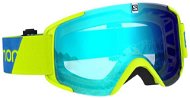 Salomon XVIEW Neon Yellow/Uni Mid Blue - Ski Goggles