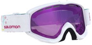 Salomon JUKE White/Univ. Ruby - Ski Goggles