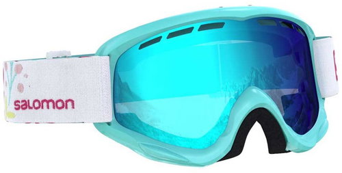Salomon JUKE ARUBA Flower/Uni Mid Blue - Ski Goggles - Main image