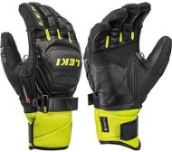 Leki Worldcup Race Coach Flex S GTX Black-ice Lemon, size 10,5 - Ski Gloves