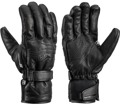 Leki Fusion S MF Touch, Black, size 10.5 - Ski Gloves - Main image