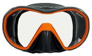 Apeks mask VX1 Pure Clear, dark grey/orange - Diving Mask
