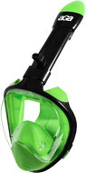 Aga Full Face Snorkelling Mask L/XL DS1113 black/green - Snorkel Mask