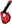 Full-face snorkelling mask S/M DS1121 black/red