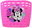 Minnie Bicycle Basket, Pink