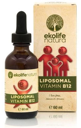 Ekolife Natura Liposomal Vitamin B12 60ml (Lipozomální vitamín B12) - Vitamin B - Main image