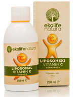 Ekolife Natura Liposomal Vitamin C 500 mg 250 ml pomeranč (Lipozomální vitamín C) - Vitamins