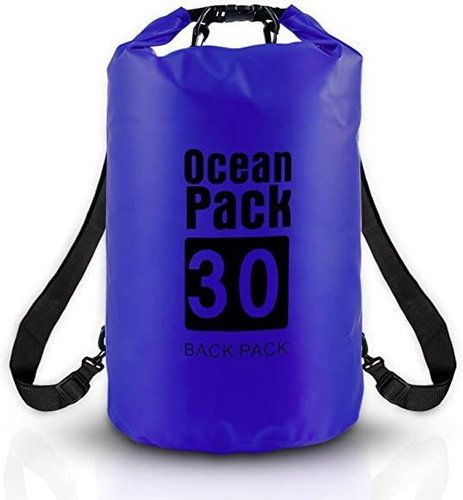 Surtep Waterproof Ocean shoulder bag 30 l, dark blue - Waterproof Bag - Main image