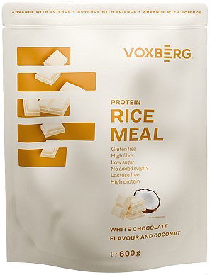 VOXBERG Protein Rice Meal White Chocolate Coconut 600 g - Protein Puree - Main image