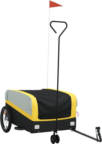 Shumee Bicycle trolley 94071 black and yellow, 45 kg, iron - Bicycle Trailer - Main image