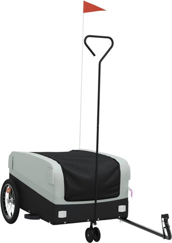 Shumee Bicycle trolley 94070 black and grey, 45 kg, iron - Bicycle Trailer - Main image