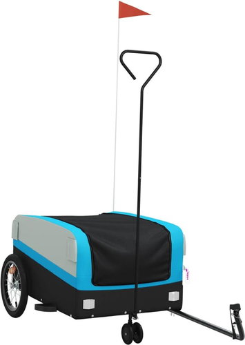 Shumee Bicycle trolley 94072 black and blue, 45 kg, iron - Bicycle Trailer - Main image