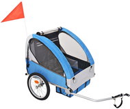Shumee Bicycle trolley, 30 kg, grey and blue - Bicycle Trailer