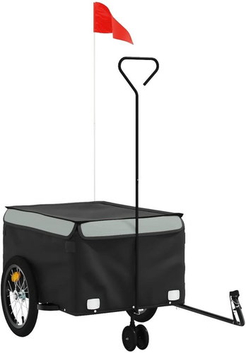 Shumee Bicycle trolley 94105 black and grey, 45 kg, iron - Bicycle Trailer - Main image